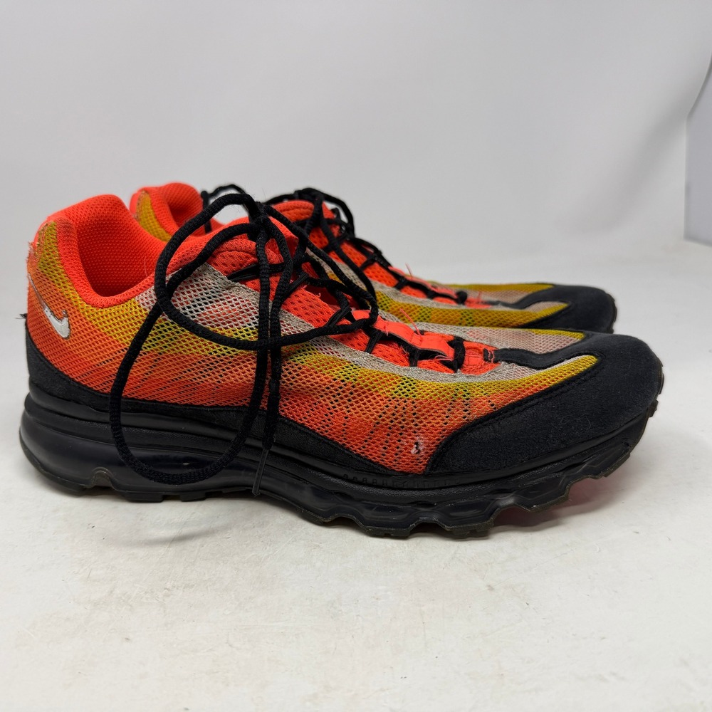 Nike Sneakers Mens 10.5 Air Max 95 Dynamic Flywire Crimson Sunset 554715-838